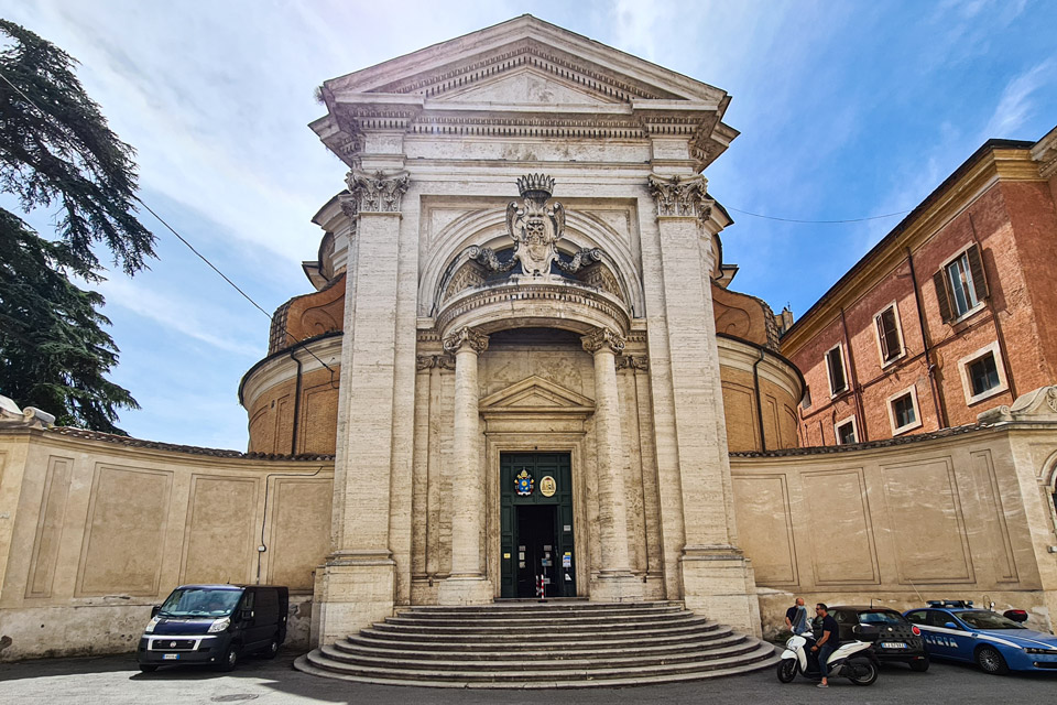 Fasada Sant'Andrea al Quirinale
