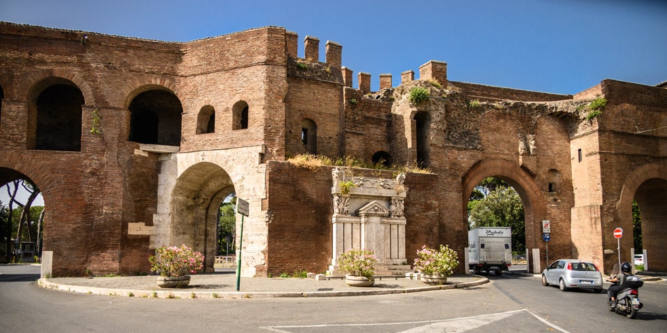 Porta Pinciana Mury Aureliańskie w Rzymie
