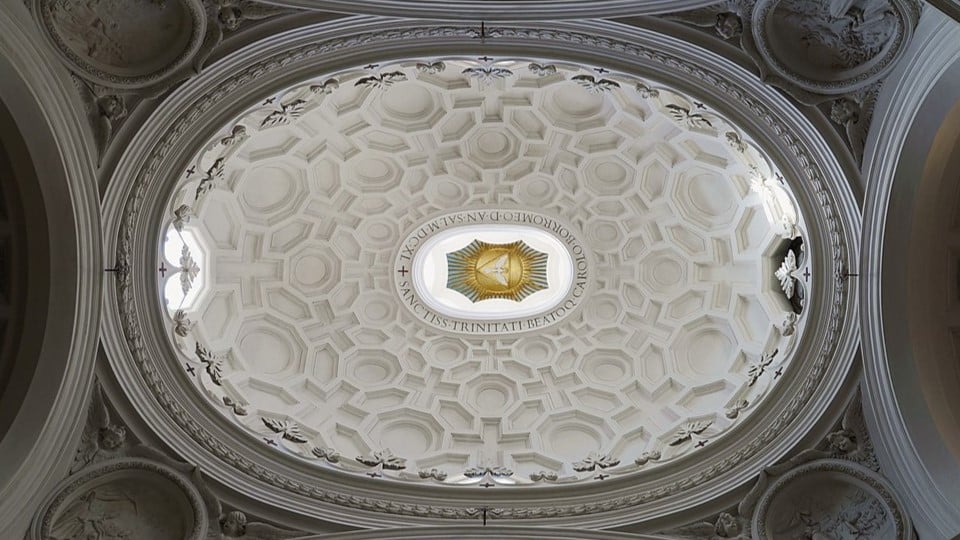 Kopuła San Carlo alle Quattro Fontane San Carlo alle Quattro Fontane