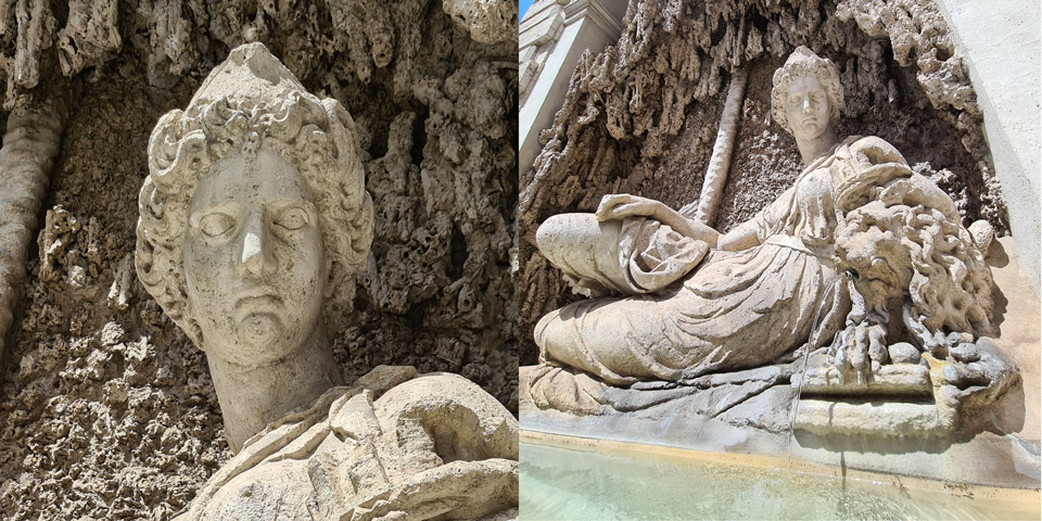 Fontanna Junony w Rzymie przy San Carlo alle Quattro Fontane
