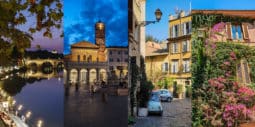 Dzielnica Zatybrze (Trastevere) w Rzymie
