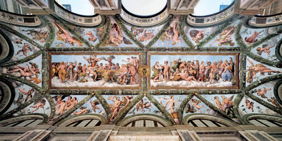 Loggia Kupidyna i Psyche w Villa Farnesina w Rzymie